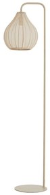 Бежова подова лампа с текстилен абажур (височина 156,5 cm) Elati – Light &amp; Living