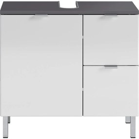 Бяло-сив шкаф под умивалника 60x56 cm Mauresa - Germania