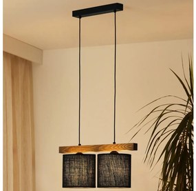 Brilagi - Пендел FOREST 2xE27/15W/230V бор/черен
