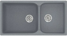 Мивка Sanitec 307-Metallic Silver