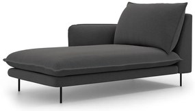 Тъмносив стол за отдих, ляв ъгъл Vienna - Cosmopolitan Design