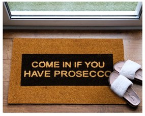 Постелка от естествени влакна Come In If you Have Prosecco Glitter, 40 x 60 cm - Artsy Doormats