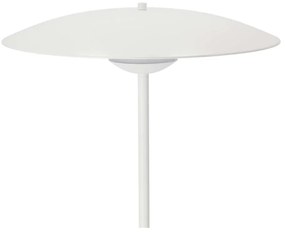 Бяла LED подова лампа с метален абажур (височина 140 cm) Lund – Candellux Lighting