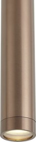 Дизайнерска висяща лампа тъмен бронз GU10 50mm IP44 - Tuba
