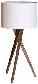 ByRydens 4002720-6003 - Настолна лампа VEGA 1xE27/8W/230V бяла/орех