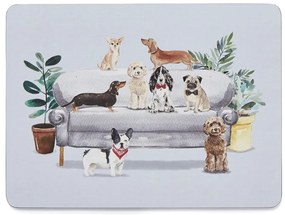 Коркова подложка 4 бр. 21,5х29 см Curious Dogs - Cooksmart ®