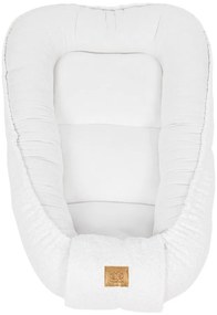 Бяло гнездо за бебе 55x83 cm – Meowbaby