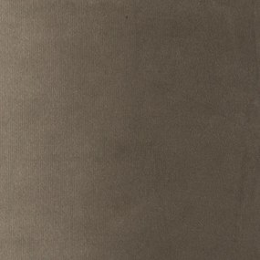 Абажур от кадифе таупе 35/35/20 със златен интериор