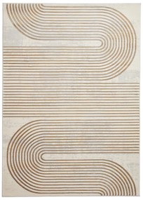 Kилим в светлосиво и златисто 80x150 cm Apollo – Think Rugs