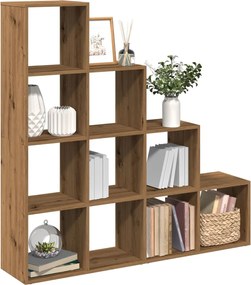 857975 vidaXL Разделител за стая / библиотека 4 нива 131,5x29x131,5 см