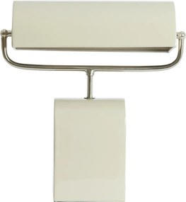 Кремава метална настолна лампа (височина 38 cm) Cardona – Light &amp; Living