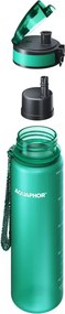 Филтрираща бутилка за вода Aquaphor City 160045, 500 мл, Тритан, Активен въглен, Aqualen, Заключващ се капак, Тъмнозелен