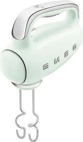 Ръчен миксер SMEG 50's Style HMF01PGEU, 250W, 9 скорости, Турбо, Скрит LED дисплей, Таймер, Аксесоари, Зелен