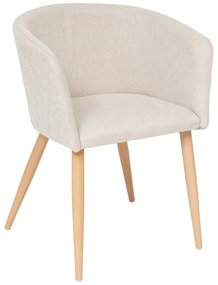 Трапезен стол atmosphera Marlo, Текстил - Кехлибар