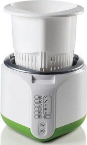 Уред за сирена и кисело мляко Ariete B-CHEESE 0615/00, 500W, 2 л, 6 програми, 90C, 6 индикатора, Бял/зелен