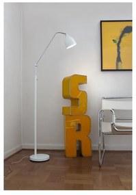 Бяла свободностояща лампа Fredrikshamn - Markslöjd