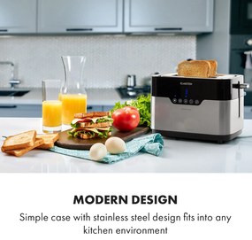 Klarstein Arabica, тостер, 920W, LED - дисплей, сензорно регулиране, неръждаема стомана