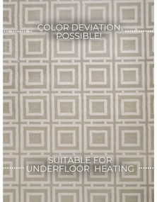 Кремав килим 160x235 cm Perles Howlite – Elle Decoration