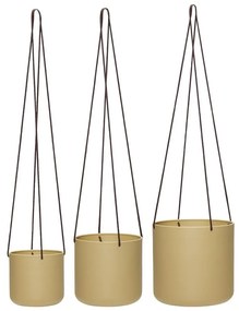 Метални висящи и стенни покрития за кашпи в комплект 3 бр. ø 25 cm Bloom – Hübsch