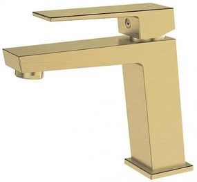 Стоящ смесител за умивалник ICF 1491085BRUSH GOLD, месинг, златен, 15.7x16.8х3.8см