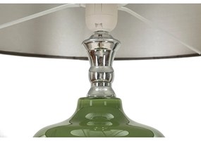 Зелена и сива подова лампа с текстилен абажур (височина 160 cm) Eva – Mauro Ferretti