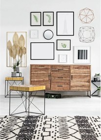 Метална декорация за стена 52,5x95 cm Adhira – Bizzotto