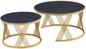 Холни маси Horan-черно-злато