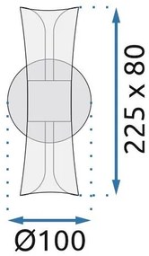 Аплик LED G029-W Black