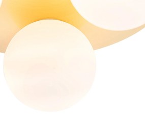 Модерна таванна лампа за баня месинг 3-светлина - Cederic