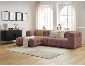 Светлорозов ъглов диван Cloud – Bobochic Paris