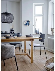 Черен свещник, височина 29 cm Ramina - Bloomingville