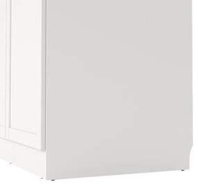 Бял гардероб 99x200x62 cm Billund – Tvilum