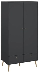 Гардероб антрацит 99x200 cm Bodo - Tvilum