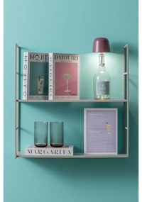 Бяло-зелена декоративна хартиена кутия за съхранение 18x4x25 cm Mojito – PT LIVING