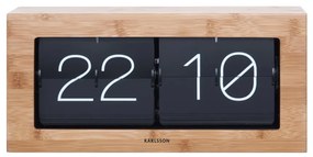Дървен флип часовник, 37 x 17,5 cm Boxed Flip - Karlsson