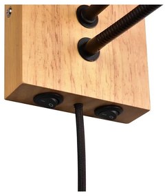 Стенна лампа в бежово-природен цвят ø 18 cm Nilam - Trio