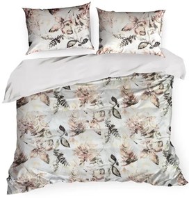 Чаршафи от микрофибър с деликатен десен на тропически цветя и листа 3 časti: 1ks 160x200 + 2ks 70x80