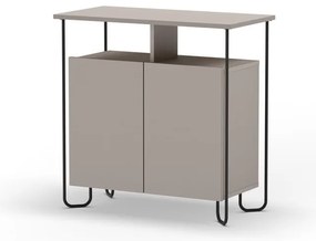 Сиво-бежов шкаф 80x80 cm Dilly - Marckeric