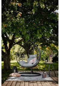 Тъмносив висящ фотьойл от изкуствен ратан Noela - Bonami Selection