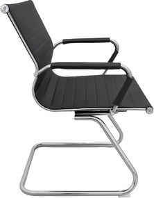 Рецепционен стол Cygon-Черен