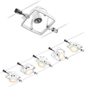 Paulmann 94432 - К-кт 5xGU5,3/10W Спот MAC 230V бял