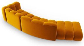 Жълт ъглов диван (десен ъгъл) Lupine – Micadoni Home