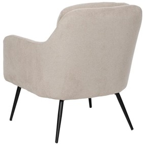 Бежово шенилово кресло Classic – Ixia