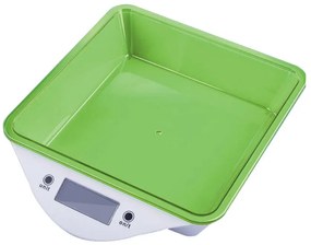 Кухненска дигитална везна ZEPHYR ZP 1651 LS, 5 кг, LCD екран, Включена батерия, Зелен