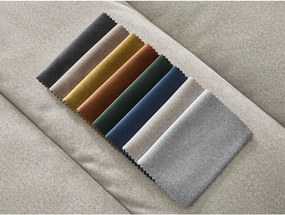 Бежов кадифен ъглов диван (ляв ъгъл) Sierra – Bobochic Paris