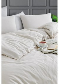 Бежово единично спално бельо 140x200 cm Yarn Dyed – Mijolnir