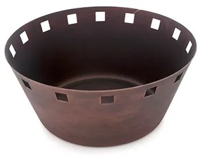 Horecano - Метален панер за хляб кръгъл голям(20.25x9см)-SG-95321(B) ANTIQUE