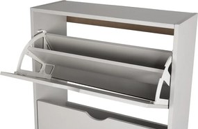 Сива накланяща се стойка за обувки 60x157x24 cm Stelo – Bonami Essentials