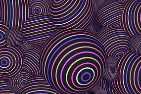 Тапет – Цветни топчета