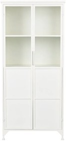Бял метален шкаф 35x150 cm Miya - White Label